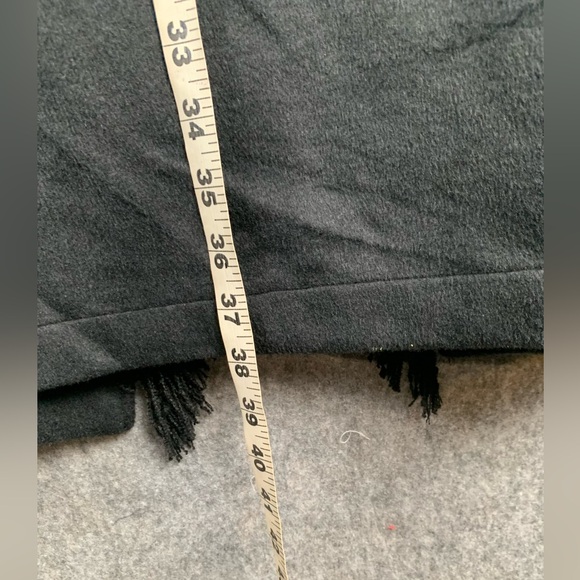 BB Dakota by Steve Madden Womens Size Small Fringe Off Coat in Black NWT - Picture 6 of 6